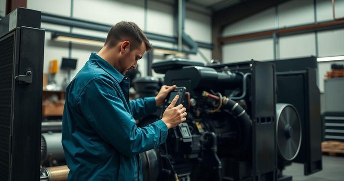 Assistência técnica de geradores: suporte técnico especializado