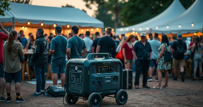 Como Alugar Gerador para Eventos de Forma Eficiente e Prática