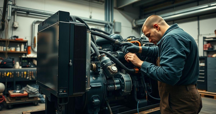 Guia Completo para o Conserto de Geradores a Diesel e Manutenção Eficiente