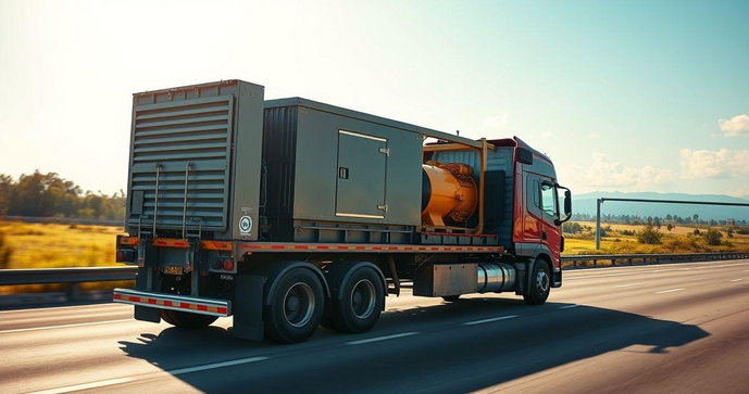 Transporte de geradores: Como garantir segurança e eficiência Transporte de geradores: Como garantir segurança e eficiência