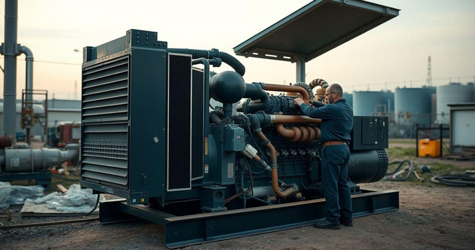 Locação e manutenção de geradores como garantir eficiência e durabilidade